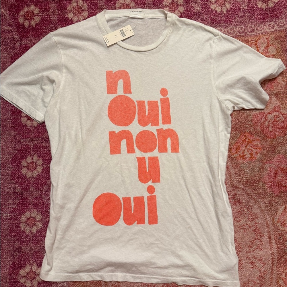 Mother T-Shirt with Orange Graphic Print